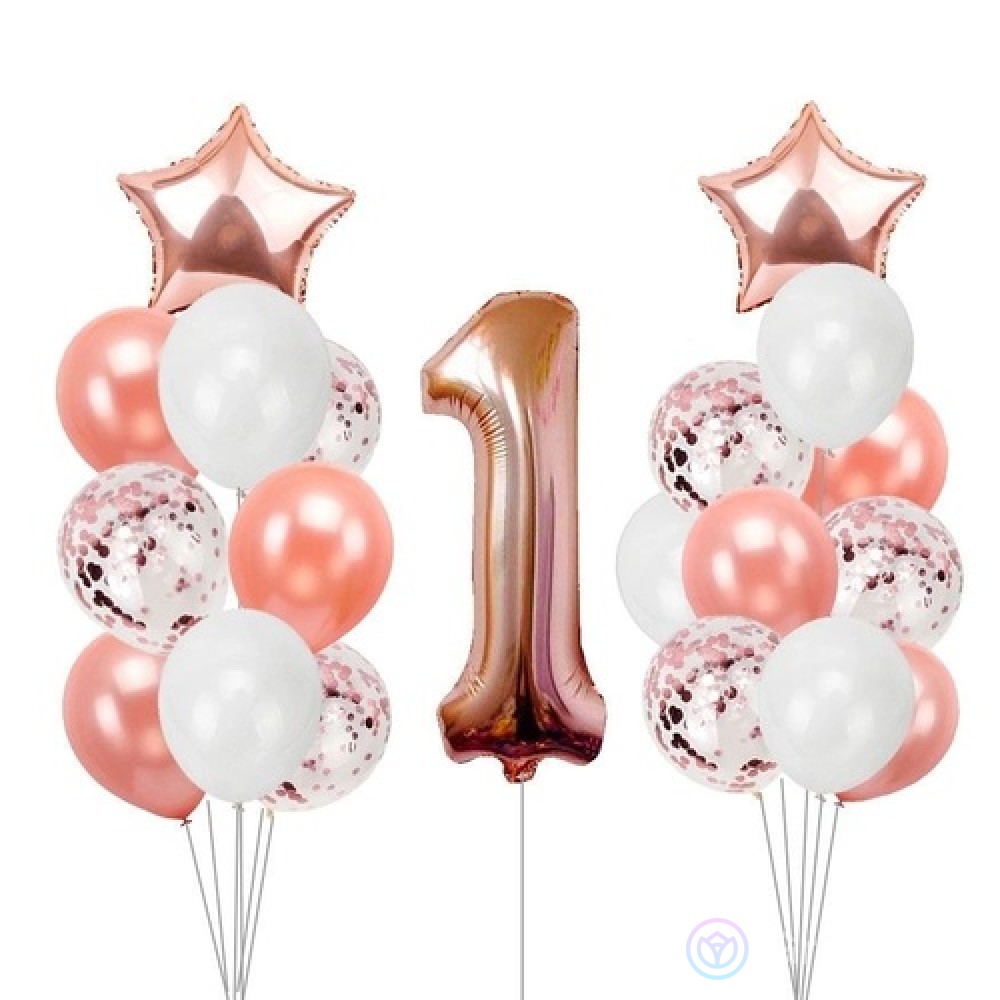 шары на день рождения девочке 1 год