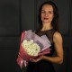 Белая гортензия в упаковке