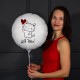 Фольгированный круг для тебя с котиком